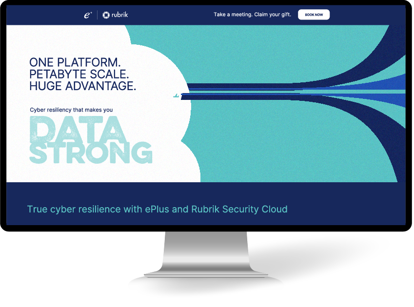 Data strong microsite