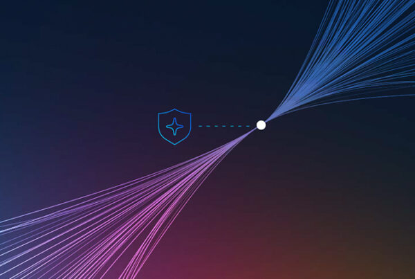 Cisco + Red Hat | Clear Path. Open Road case study thumbnail, showing a security icon with blue and purple lines